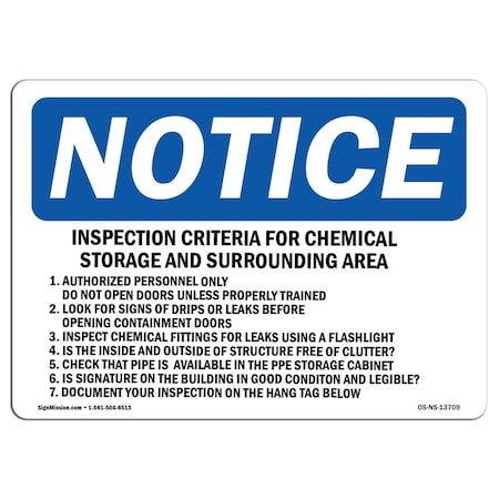 OSHA Notice, 7 Height, Decal